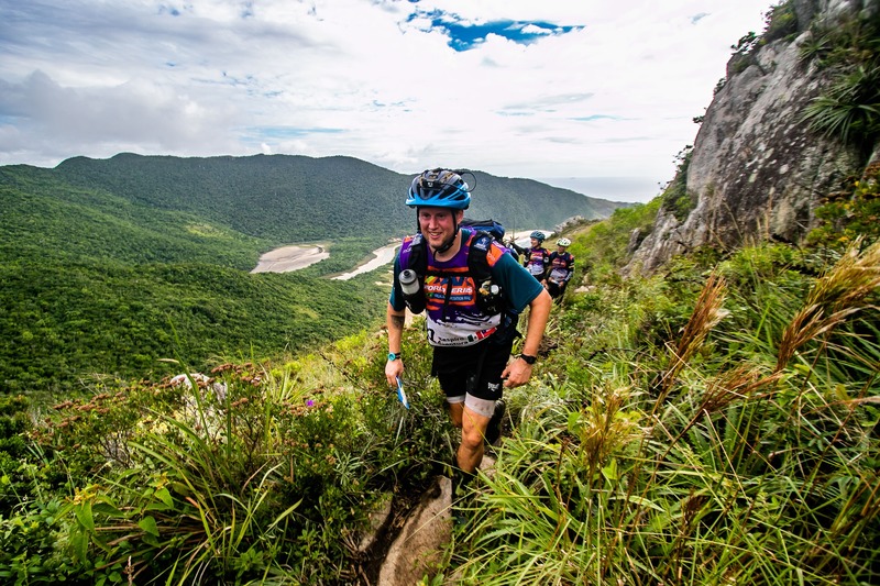 Competing in the Malacara Race in Brazil